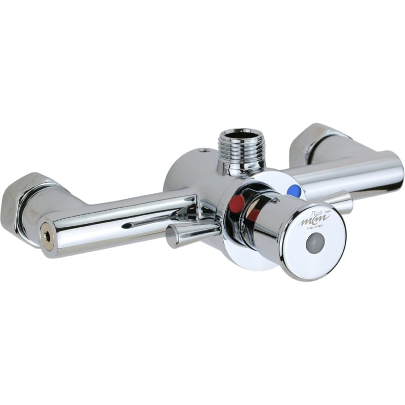 Rubinetterie Mcm - Externe zeitgesteuerte Brausebatterie mit 1/2-Zoll-Gasanschluss mcm 900801 15/25 Sekunden