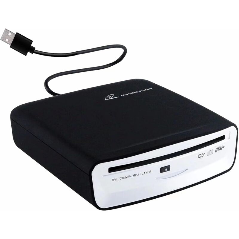 Externer universeller CD-Player fürs Auto, externer USB-CD-Player für die Android-Navigation im Auto - Plug-and-Play (Android Version 4.4 und höher)