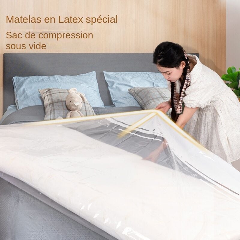 Extra großer Vakuum-Kompressionsbeutel für Latexmatratzen, Bettdecken, Kissen, Aufbewahrung und Transport, optimale Platzersparnis
