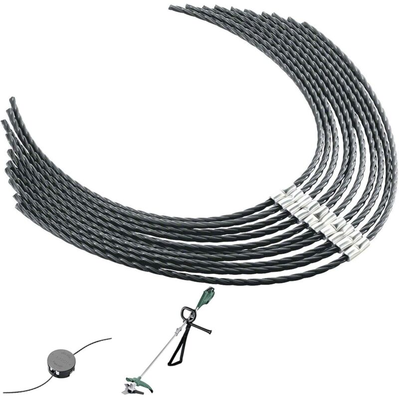 Extra starker Schneidfaden für Bosch-Motorsense F016800431 Fadenspule für AFS 23-37 Schneidgewinde für Motorsense Brushcutter Lines 37 cm × 3,5 mm