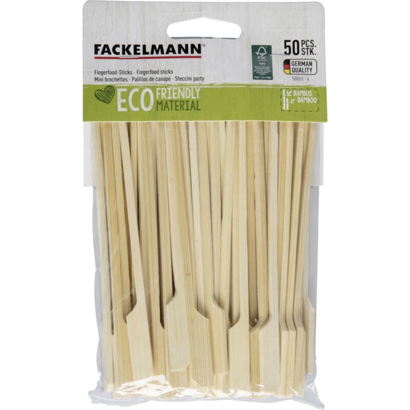 Fingerfood Sticks 15 cm 50 Stück Holzspieße Party-Picker - Fackelmann