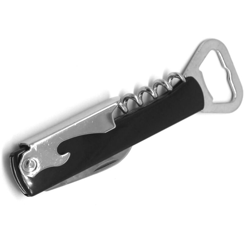 Kellnerkorkenzieher mit Flaschenöffner + Messer - Fackelmann