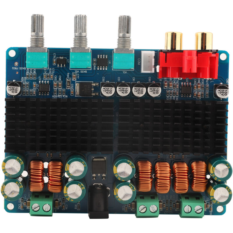 Fafeicy Leistungsstarker TPA3116 - 50W 2 Verstärker + 100W 2.1 Subwoofer Digital Audio System Verstärker Podiner.