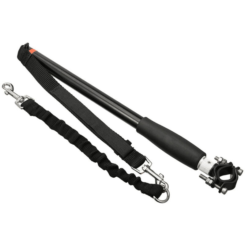 Fahrrad-Hundeleine, Traktions-Hundeleine, aufladbare Hundeleine, Fahrrad-Hundewanderer, Haustierprodukte, Schwarz