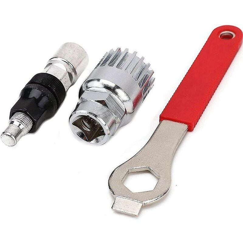 Woosien - Fahrrad-Kurbel-Abzieher, Fahrrad-Reparatur-Werkzeug-Set, Tretlager-Entferner