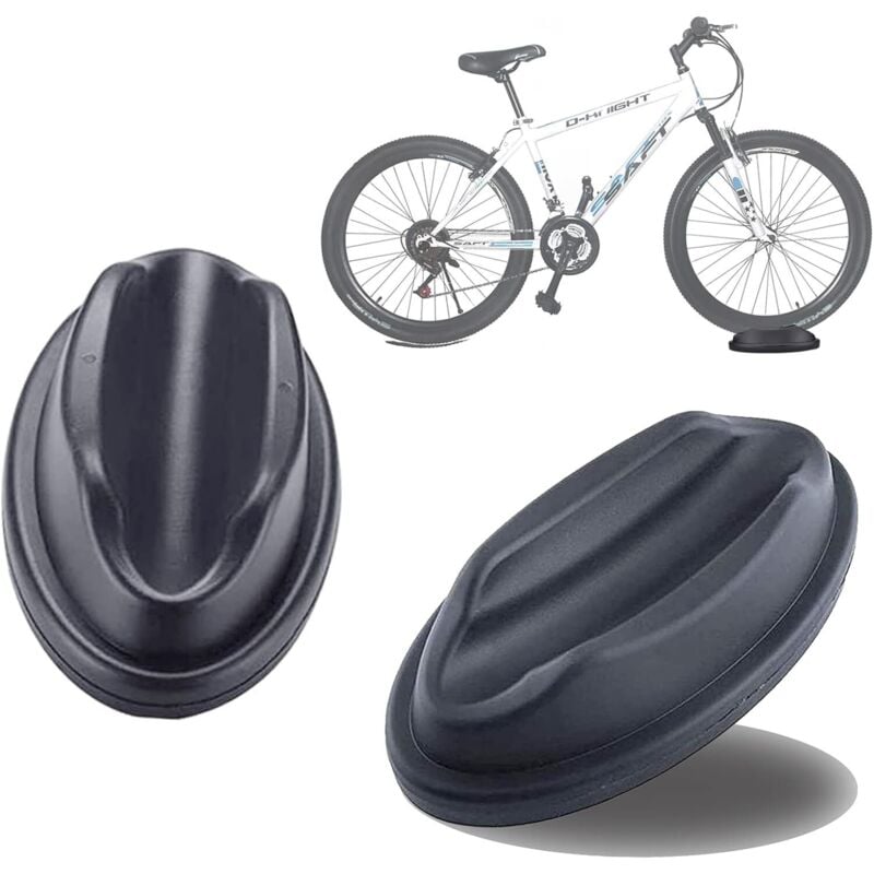 Tigrezy - Fahrrad-Vorderradstütze (2 Stück) für Heimtrainer, Radstabilisator-Unterstützung zur Unterstützung stabilisierender Unterstützung für