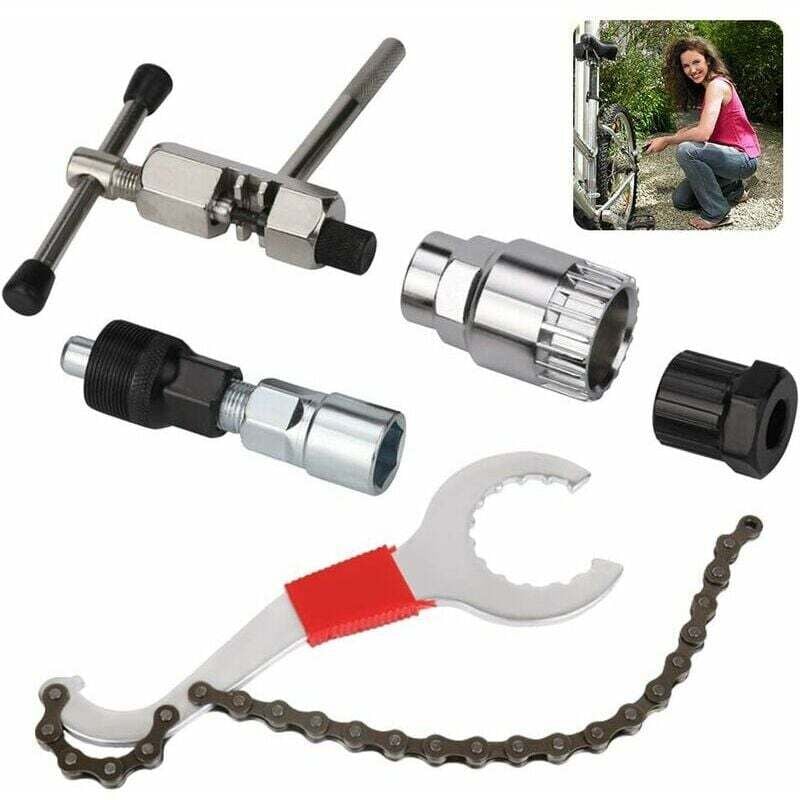 Fahrrad-Wartungswerkzeug, 5-teiliges Fahrrad-Kassetten-Entfernungswerkzeug, Fahrrad-Reparatur-Werkzeug-Set, Fahrrad-Kassetten-Entfernungswerkzeug,