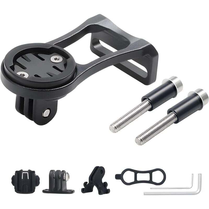 Fahrradhalterung für Garmin Edge, Fahrradlenkerhalterung aus Aluminiumlegierung, Kombihalterung für Garmin Edge GoPro (200 500 510 520 800 810 820