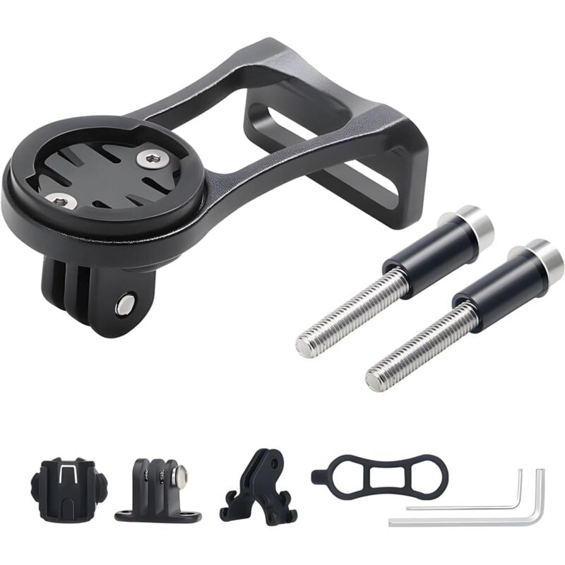 Fahrradhalterung für Garmin Edge, Fahrradlenkerhalterung aus Aluminiumlegierung, Kombihalterung für Garmin Edge GoPro (200 500 510 520 800 810 820