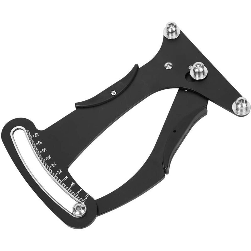 Fahrradspeichenspannungsmesser, langlebiger Rennrad-Speichenspannungsmesser Fahrradräder Stahldraht-Kalibrierungswerkzeug Felgen-Timing(Schwarz)