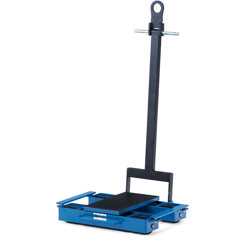 Fahrwerk, lenkbar, Tragplatte 400 x 220 mm, 6 to. - Fetra