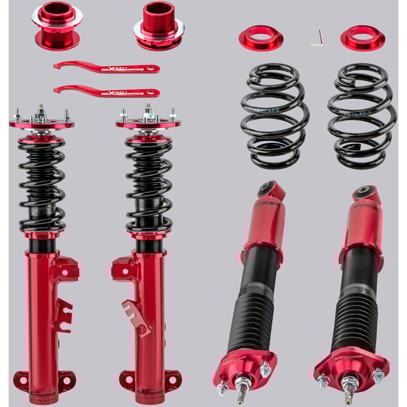 Fahrwerk Stoßdämpfer verstellbar Für BMW 3er E36 Model 316i 318i 323i 325i 328iGewindefahrwerk Stodmpfer Dmpfung einstellbar Für BMW E36 316i 318i