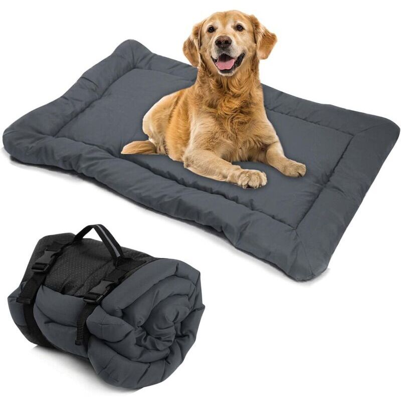 Faltbare Hundematte, Hundebett, groß, mittelgroß, tragbar, Kissen für Hunde und Katzen, wasserdicht, große Outdoor-Reisedecke,
