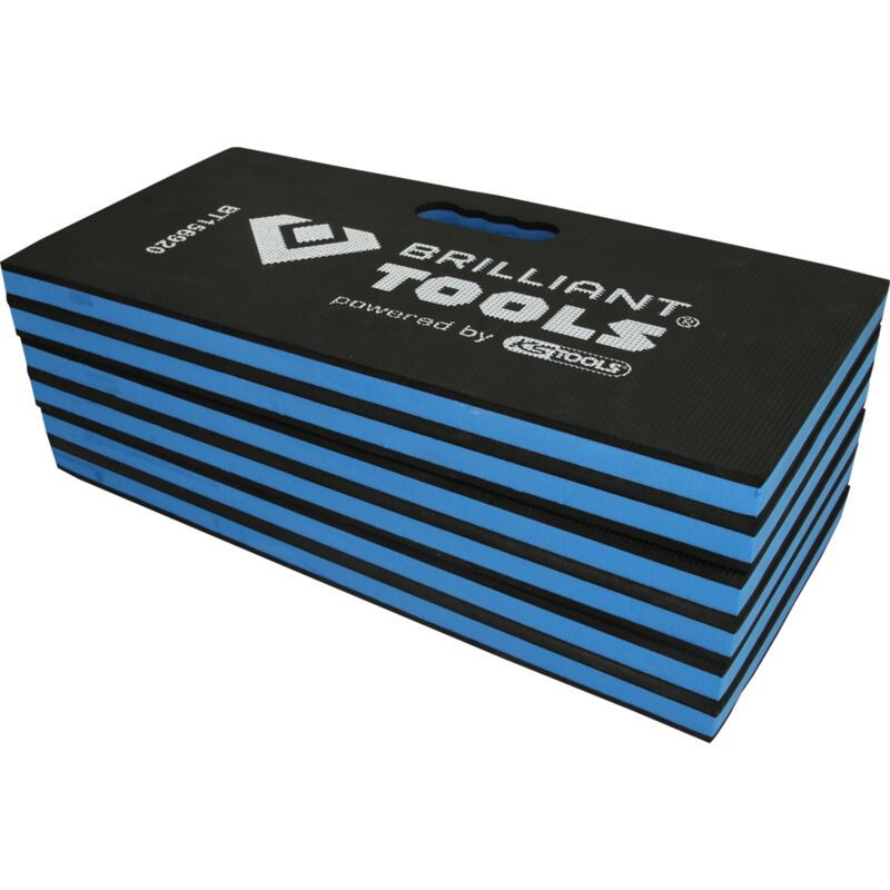 Brilliant Tools - Faltbare Mechaniker-Schutzmatte, 1200 x 400 x 23 mm