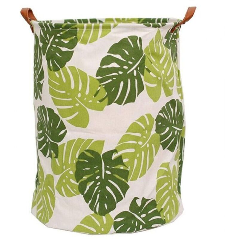 Faltbarer Wäschekorb aus Segeltuch mit Griffen, zusammenklappbarer Aufbewahrungsbehälter, Eimer für Kinderkleidung Ymyny
