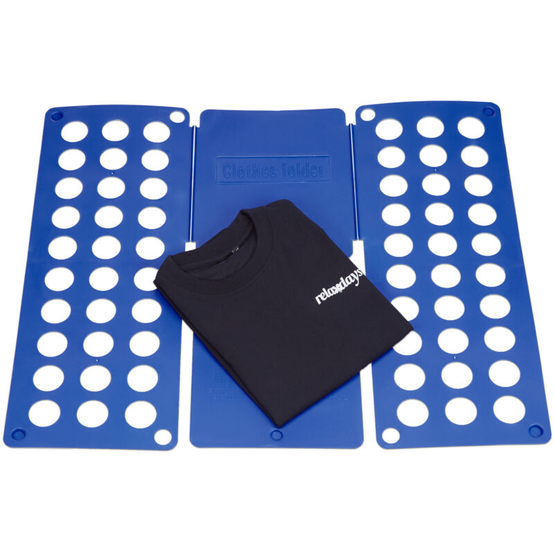 2 x Faltbrett für Wäsche im Set, Falthilfe für T-Shirts und Hemden, din A4, Wäschefalter, Hemdenfalter für Kinder und Erwachsene