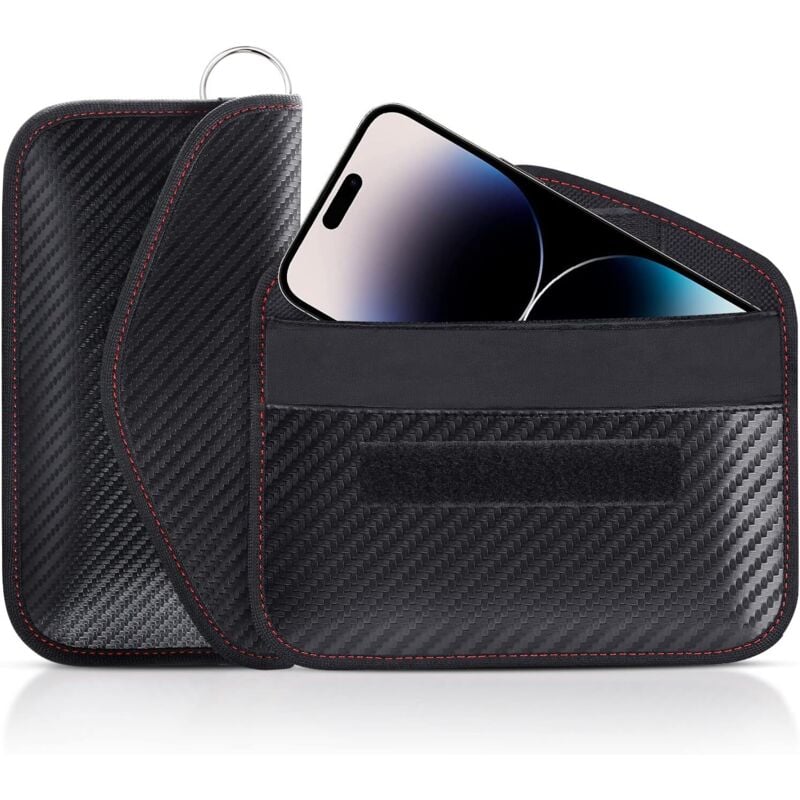 Faraday-Tasche für Autoschlüssel, Faraday-Tasche, Anti-RFID-Autohülle, Autoschlüsselschutz, Autoschlüsseletui, Diebstahlsicherung mit