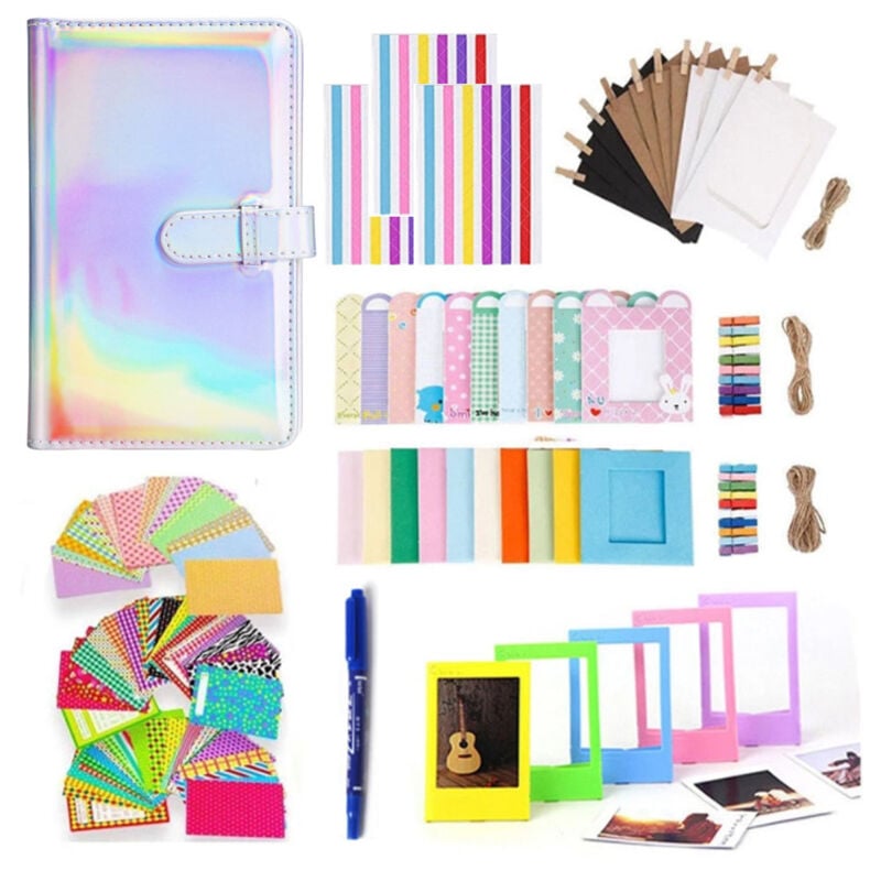 108-teiliges Sofortbildkamera-Zubehör, kompatibel mit der Instax Mini-Sofortbildkamera, inklusive