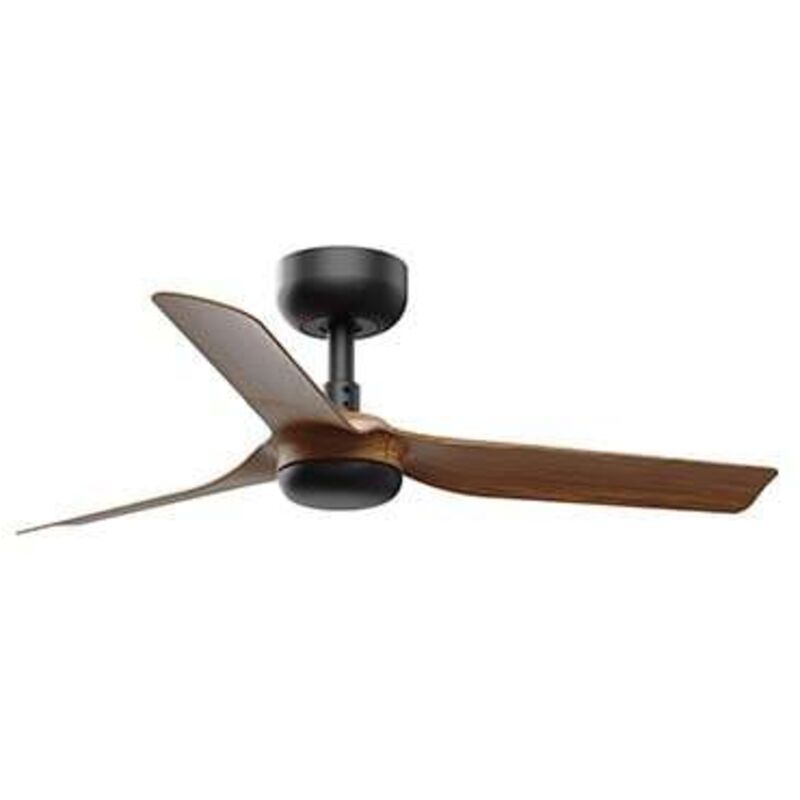 Mini punt s Ventilator ohne Licht schwarz/Holz mini punt s Ventilator mit Licht schwarz/Holz