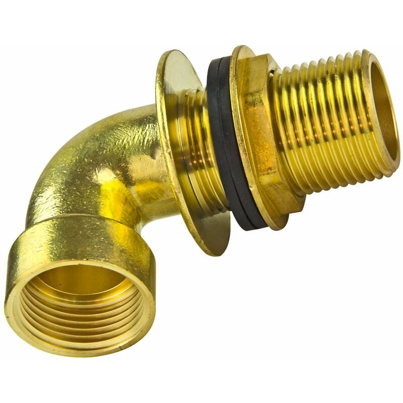 Stabilo-sanitaer - Fassverschraubung Regentonnenverschraubung Winkel 90° ig 1 x ag 1