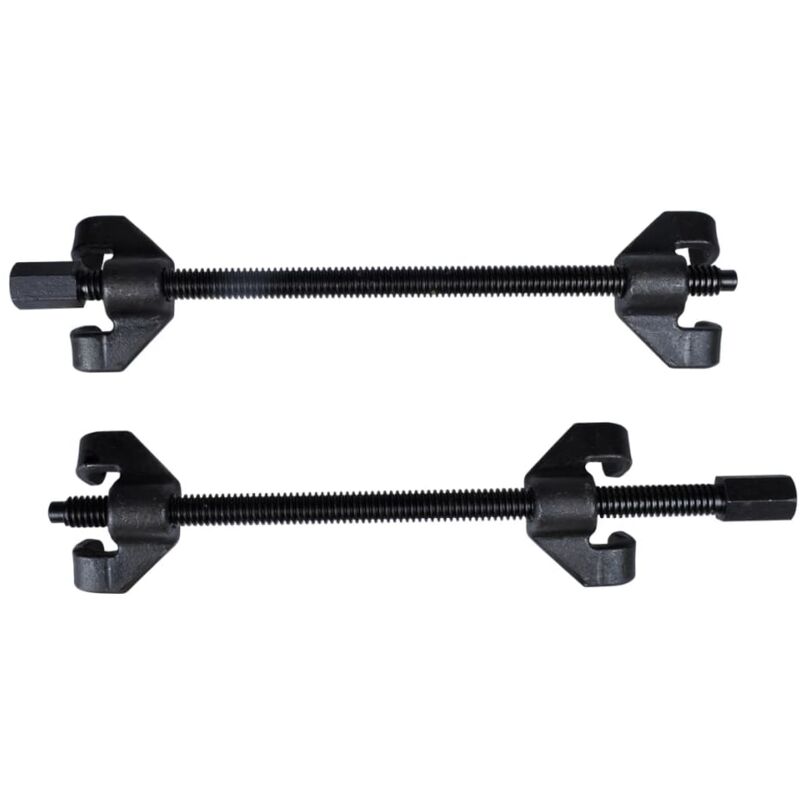 Federspanner Set, 2- tlg. 90-370mm Auto Tuning Tieferlegung vidaXL