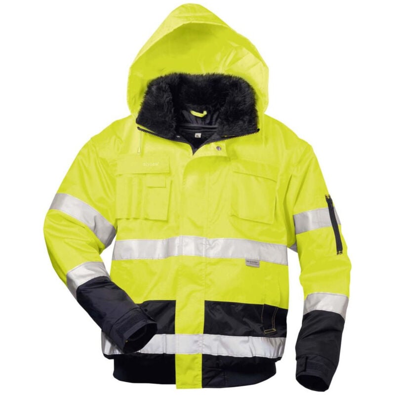 Elysee Warnschutz-Pilotenjacke Siegfried Gr. S gelb/marine