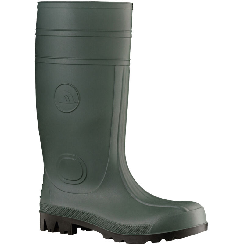 Feldtmann Sicherheits-Gummistiefel grün / schwarz SICHERH.GUMMISTIEFEL GRÜN.GR48