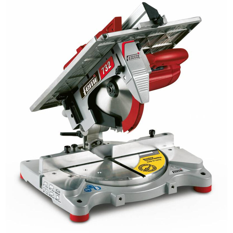 Kapp- und Gehrungssäge 732 Ø254 mm Femi Kohlemotor 1550W 230V - 8420028