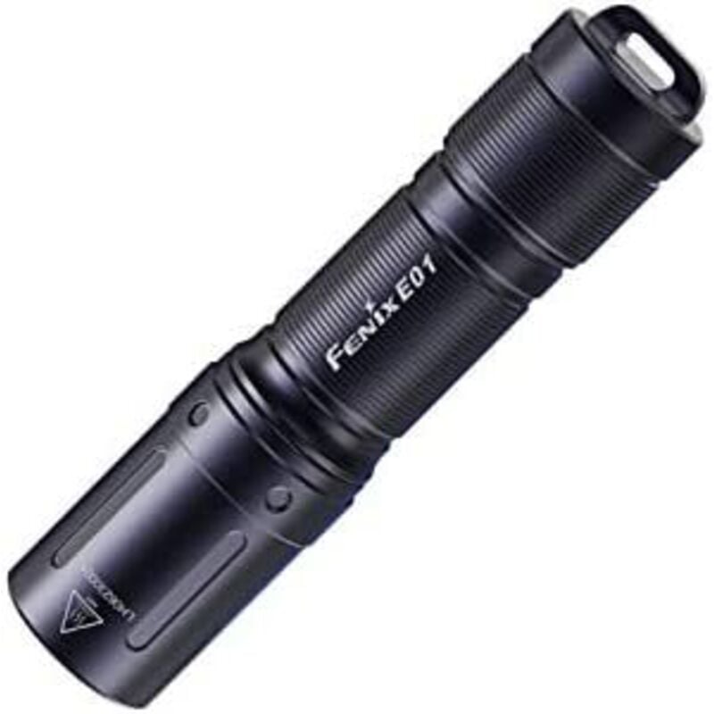 Fenix - LED-Taschenlampe E01 V2.0, für den Schlüsselbund, schwarz