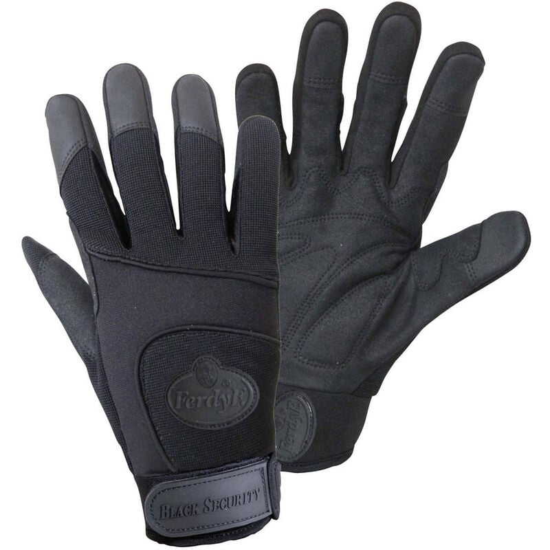 Black security Mechanics 1911-9 Clarino®-Kunstleder Montagehandschuh Größe (Handschuhe): 9, - Ferdyf.