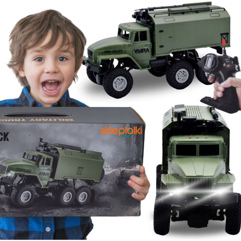 Ferngesteuertes Grosses Militärauto-Ural-Modell Mit Ferngesteuerten Lichtern Und Ton