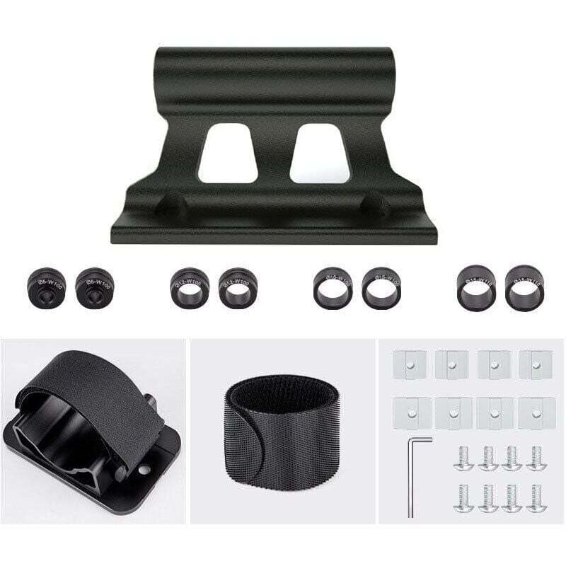 Fester Fahrradgabel-Gepäckträger-Satz, Auto-Fahrradträger, Mehrzweck-Schnellspanner-Fahrradblock, Steckachse, Parkträger-Satz auf dem Dach – Schwarz