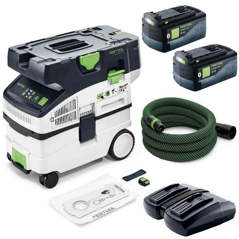 Akku Absaugmobil cleantec ctlc midi I-Basic 577066+ Akkupack + Ladegerät - Festool