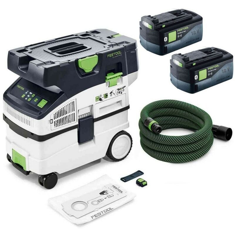 Akku Absaugmobil cleantec ctlc midi I-Basic 577066 Sauger 36V + Akkupack - Festool
