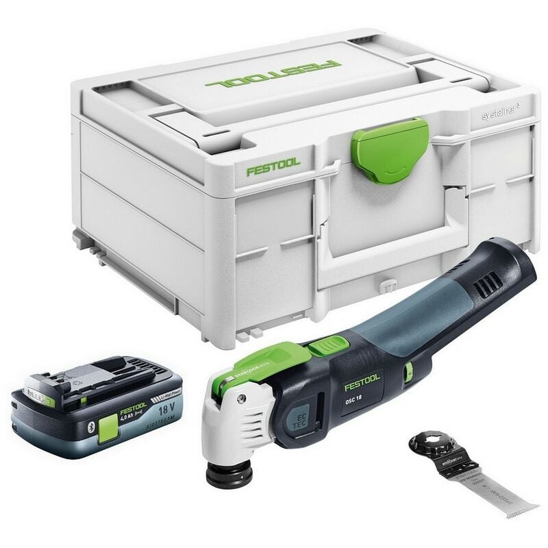 Festool Akku-Oszillierer OSC 18 E-Basic + Akkupack BP 18 Li 4,0 HPC-ASI 577033