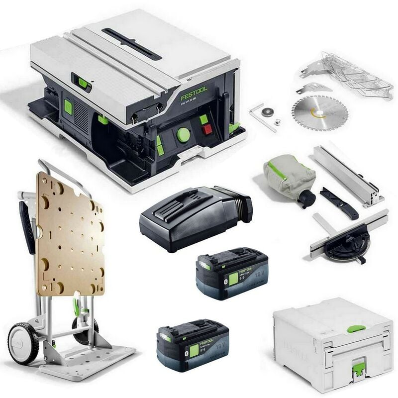 Festool - Akku Tischkreissäge csc sys 50 EBI-Basic + Untergestell +Akku+ Ladegerät