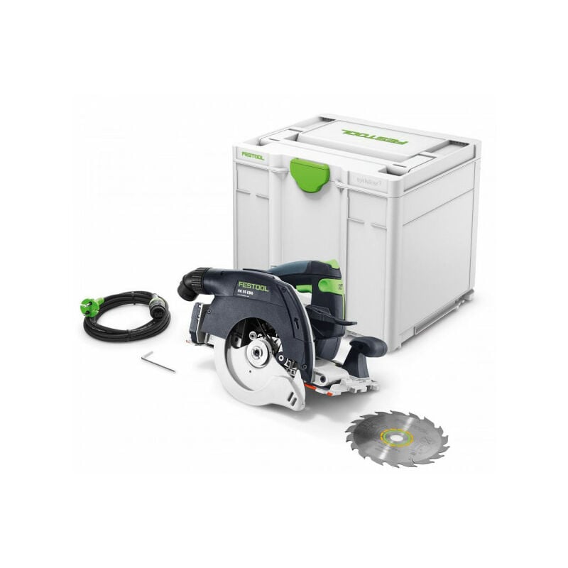 Handkreissäge hk 55 EBQ-Plus, incl. Kreissägeblatt, Zubehör, Systainer - Festool