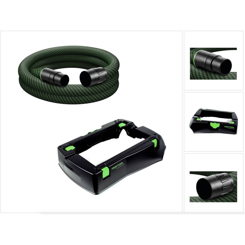 Festool Haube CT 26/36 FL VP ( 204040 ) für CTL/CT/CTM 26/36 + Festool Saugschlauch D 36/32x3,5m-AS für Autoclean-Sauger - antistatisch, glatt,