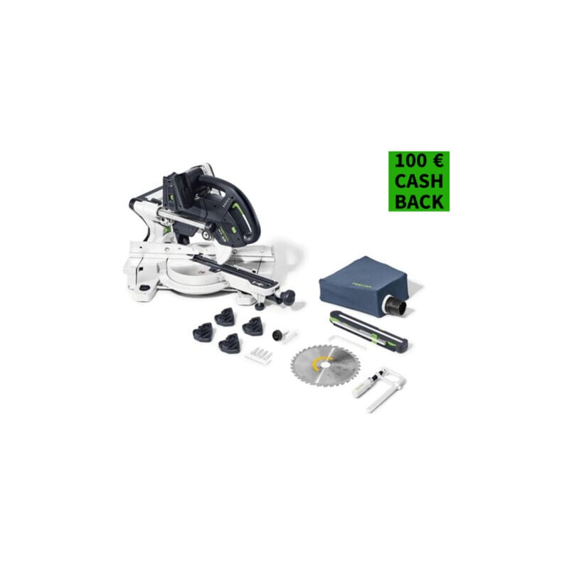 Festool - Akku Kappsäge Zugsäge kapex ksc 60 EB-Basic 18V Schraubzwinge 577775