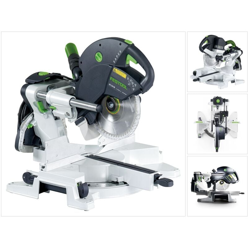Ks 120 eb kapex Kapp Zugsäge 1600W 260 mm ( 561283 ) + Sägeblatt hw - Festool