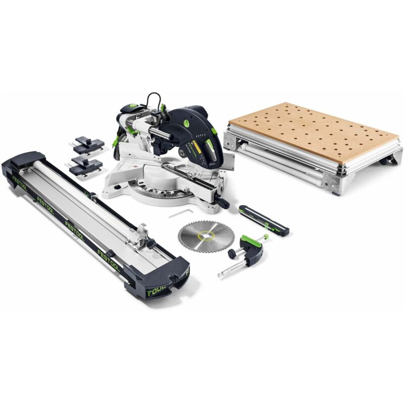 Festool - Kapp-Zugsäge ks 120 REB-Set-MFT kapex, incl. Sägeblatt, Zubehör, Karton