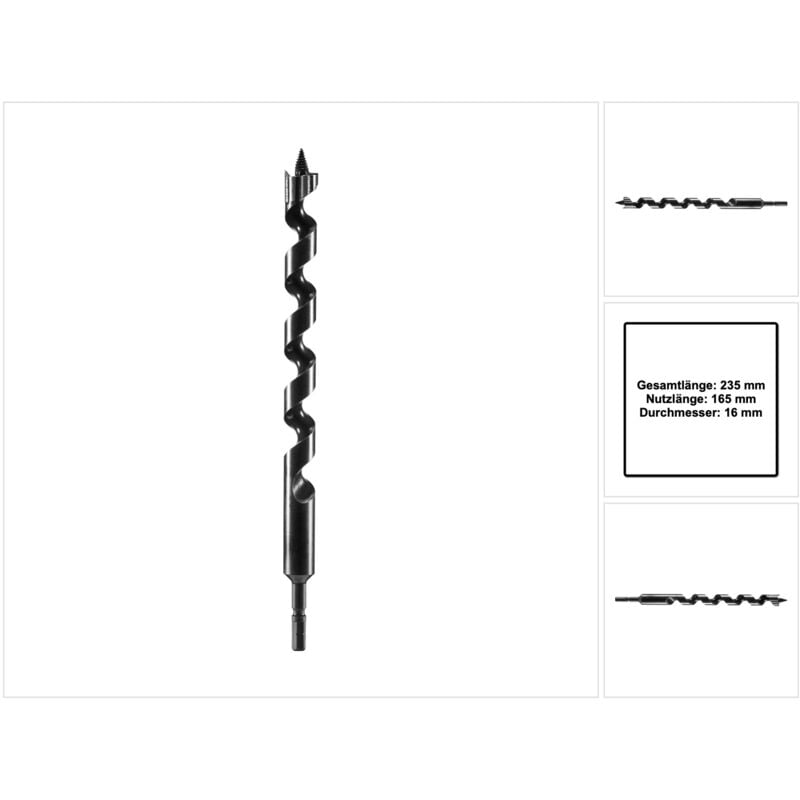 Schlangenbohrer sb ce D16 16 mm ( 205908 ) für Schlagbohrschrauber und Bohrschrauber - Festool