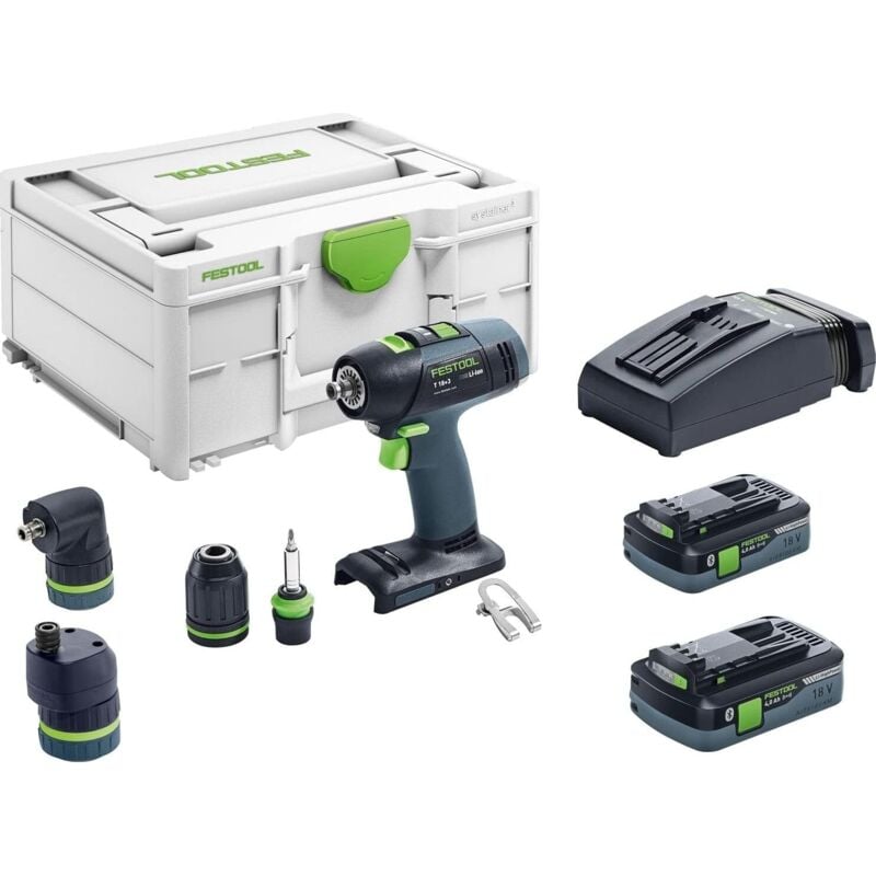 Akku-Bohrschrauber t 18+3 hpc 4.0 I-Set Festool 576989