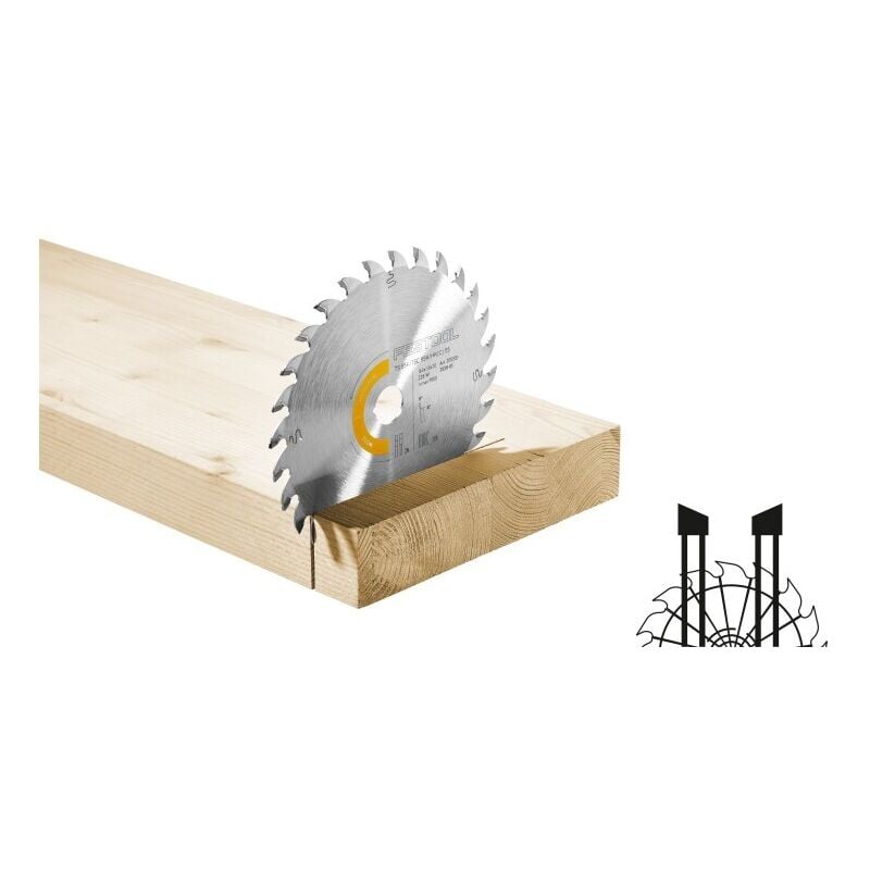 Kreissägeblatt holz universal hw 168x1,8x20 W28 Festool 205764