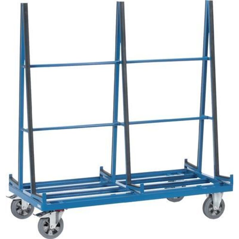 Fetra Glaswagen mit zweiseitiger Anlage 1676x430 mm Auflagefläche