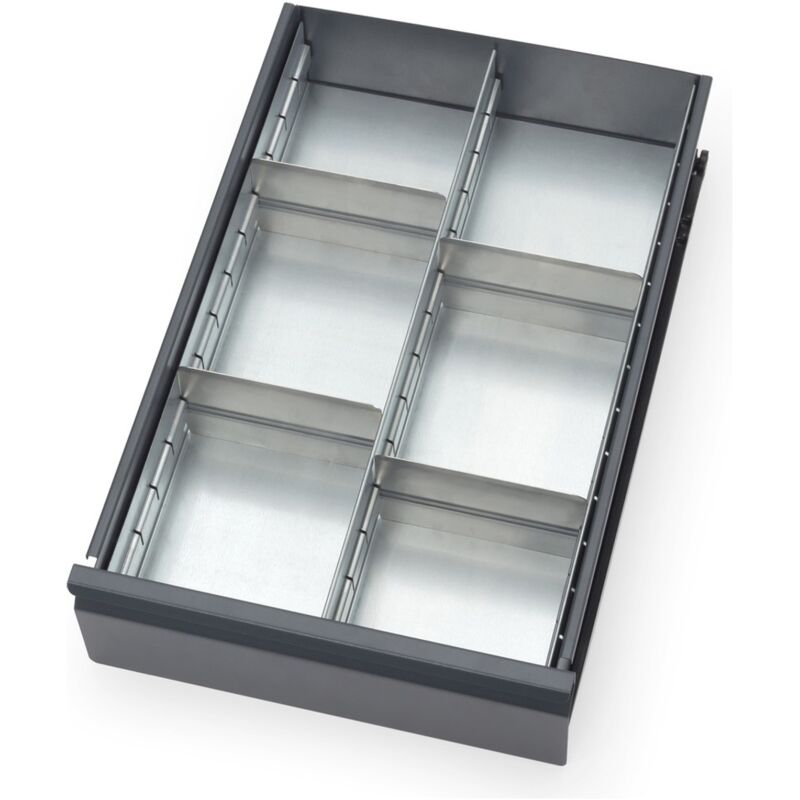 Schubladen-Einteilungs-Set, für 1 Schublade von Stahlblech-Werkstattwagen - Fetra