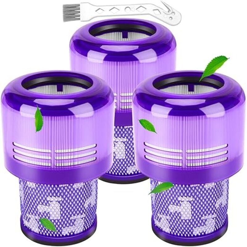 Filtres pour aspirateur Dyson V11, lot de 3 filtres de rechange pour aspirateurs sans fil Dyson V11, V15, SV14, SV17, SV22, Detect Animal, Absolute