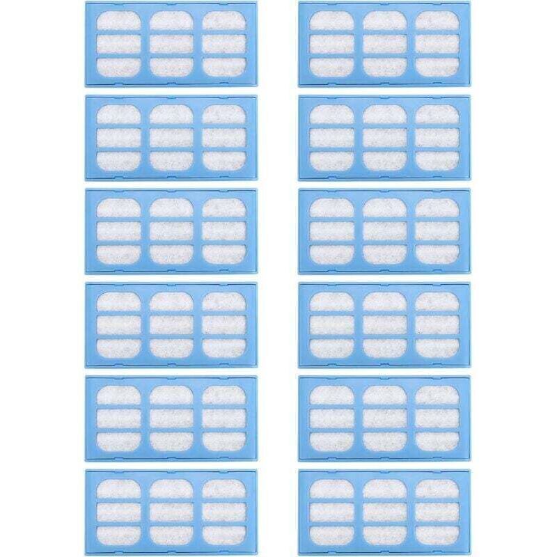 Catmates-kompatibler Filter, Ersatzfilter für Katzenbrunnen, 12er-Packung