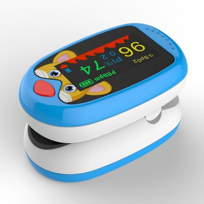 Fingerclip-Oximeter, Blutsauerstoffsättigungserkennung, Puls-Herzfrequenzmonitor für Kinder