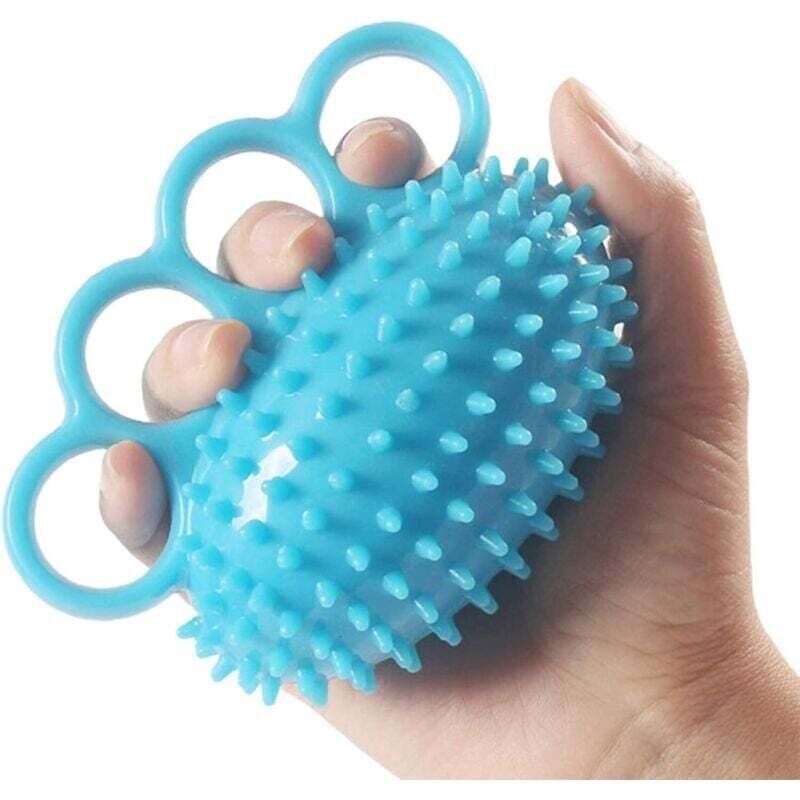 Fingergriffball, Handstärker, Vier-Finger-Gymnastikball und Handübungen für Kraft, Therapieball für Krämpfe und Genesung